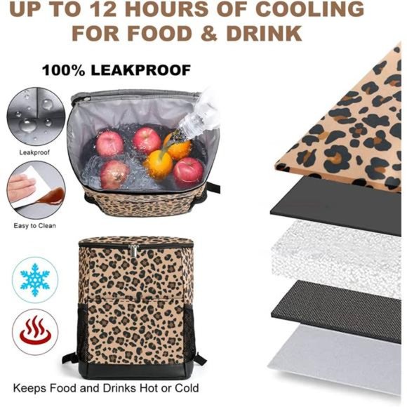 Backpack Cooler 35 Cans, Small Backpack Coolers Insulated Leak Proof for  Women main image 4